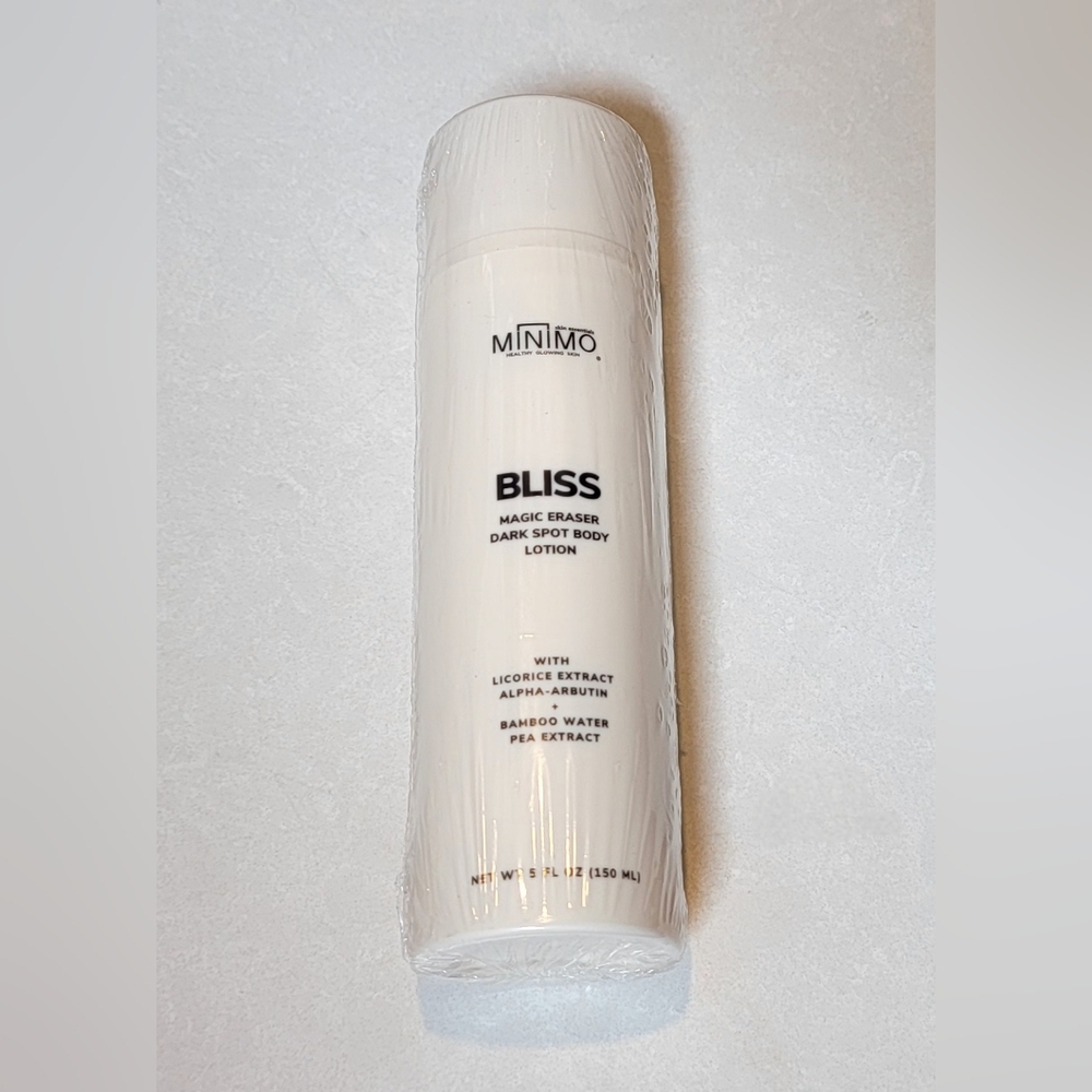 Minimo Bliss Magic Eraser Dark Spot Body Lotion. Unopened/Unused